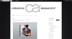 Desktop Screenshot of collezionealessandro.blogspot.com