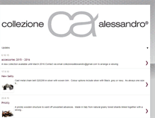 Tablet Screenshot of collezionealessandro.blogspot.com