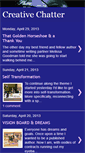 Mobile Screenshot of creative-chatter.blogspot.com