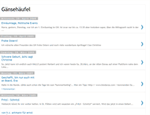Tablet Screenshot of gaensehaeufel.blogspot.com