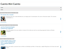 Tablet Screenshot of cuentominicuento.blogspot.com