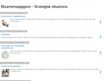 Tablet Screenshot of ebusiness-eksamen.blogspot.com