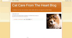 Desktop Screenshot of catcarefromtheheart.blogspot.com