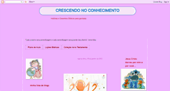 Desktop Screenshot of crescendonoconhecimento-amorrdias.blogspot.com