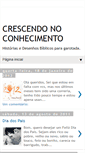 Mobile Screenshot of crescendonoconhecimento-amorrdias.blogspot.com