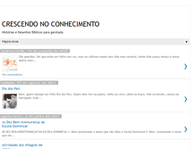 Tablet Screenshot of crescendonoconhecimento-amorrdias.blogspot.com