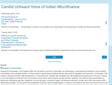 Tablet Screenshot of microfinance-in-india.blogspot.com