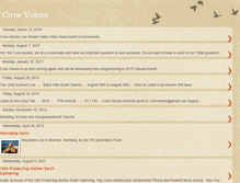 Tablet Screenshot of crowvoices.blogspot.com