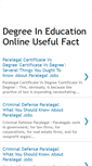 Mobile Screenshot of degreeineducationonlineusefulfact.blogspot.com