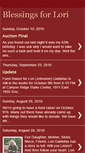Mobile Screenshot of blessingforlori.blogspot.com