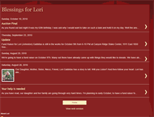 Tablet Screenshot of blessingforlori.blogspot.com