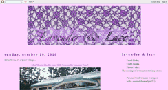 Desktop Screenshot of lavender-lace.blogspot.com