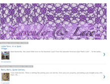 Tablet Screenshot of lavender-lace.blogspot.com