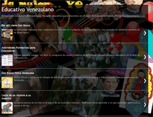 Tablet Screenshot of educativovenezolano.blogspot.com