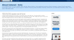 Desktop Screenshot of almostcoherentextra.blogspot.com