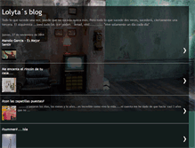 Tablet Screenshot of lolytasblog.blogspot.com