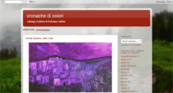 Desktop Screenshot of cronachedicolori.blogspot.com