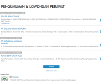 Tablet Screenshot of pengumuman-perawat.blogspot.com