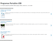 Tablet Screenshot of programasportablesusb.blogspot.com
