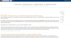 Desktop Screenshot of criminals-perverts-predators.blogspot.com