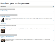Tablet Screenshot of disculpenperoestabapensando.blogspot.com