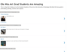 Tablet Screenshot of olemissartgrads.blogspot.com