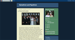 Desktop Screenshot of mamathomandpapathom.blogspot.com
