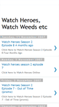 Mobile Screenshot of heroeslink.blogspot.com