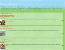 Tablet Screenshot of jessiejohnsonsjourney.blogspot.com