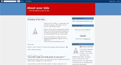 Desktop Screenshot of aboutyourkids.blogspot.com