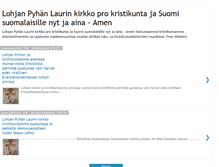 Tablet Screenshot of lohjan-kirkko.blogspot.com
