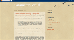 Desktop Screenshot of parameter-sexual.blogspot.com