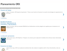 Tablet Screenshot of planeamientorx.blogspot.com