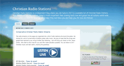 Desktop Screenshot of christianradiostations.blogspot.com