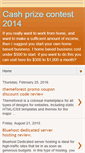 Mobile Screenshot of cash-prize-contest.blogspot.com