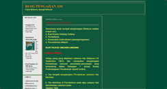 Desktop Screenshot of blogpengajianam.blogspot.com