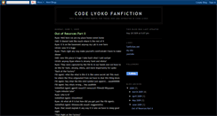 Desktop Screenshot of code-lyoko-fanfic.blogspot.com