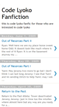 Mobile Screenshot of code-lyoko-fanfic.blogspot.com
