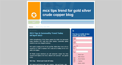 Desktop Screenshot of mcx-tips-trend.blogspot.com