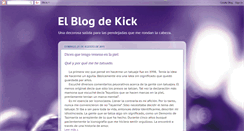 Desktop Screenshot of elblogdekick.blogspot.com