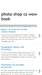 Mobile Screenshot of photoshop-cs-wow-book.blogspot.com