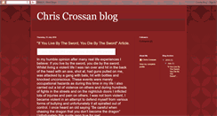 Desktop Screenshot of chriscrossanmartialarts.blogspot.com