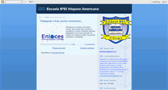 Desktop Screenshot of escuela85.blogspot.com