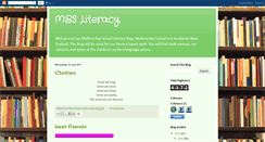 Desktop Screenshot of mbsliteracy.blogspot.com