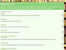 Tablet Screenshot of mbsliteracy.blogspot.com