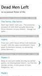 Mobile Screenshot of deadmenleft.blogspot.com