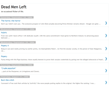 Tablet Screenshot of deadmenleft.blogspot.com