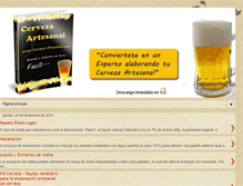 Tablet Screenshot of fabrica-cerveza-artesanal.blogspot.com