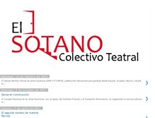 Tablet Screenshot of colectivoelsotano.blogspot.com