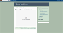 Desktop Screenshot of connerleejohnson.blogspot.com